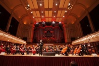 The Hong Kong Children's Symphony Orchestra performing at Auckland Town Hall, New Zealand.