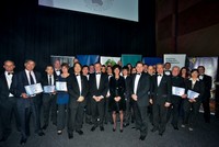 Award finalists with Premier Jay Weatherill, Patrick Ho and the judging panel